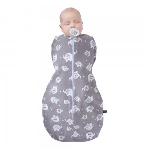 Sevi Bebe Swaddle and Sleep Sack 0/3m Grey Elephant Sevi Bebe Swaddle and Sleep Sack 0/3m Grey Elephant