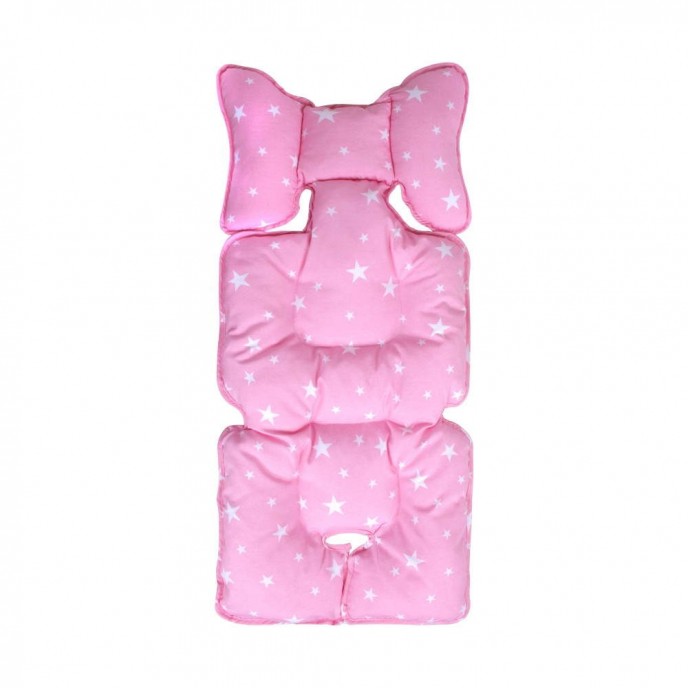 Sevi Bebe Liner Cushion Pink Star Sevi Bebe Liner Cushion Pink Star
