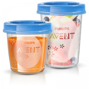 Avent Via Storage Cups Starter Pack 20pk Avent Via Storage Cups Starter Pack 20pk