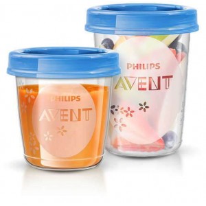 Avent Via Storage Cups Starter Set 20pc including Spoon Avent Via Storage Cups Starter Set 20pc including Spoon