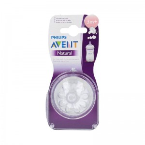 Avent Teat Natural 3m Variable Avent Teat Natural 3m Variable