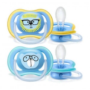 Avent Soothers Ultra 18m Lion Bear Avent Soothers Ultra 18m Lion Bear