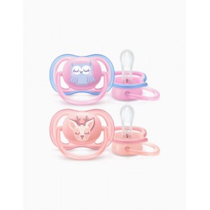 Avent Soothers Ultra 0/6m Deer Owl Avent Soothers Ultra 0/6m Deer Owl