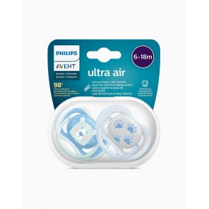 Avent Soothers Ultra 6/18m Bear Paw Avent Soothers Ultra 6/18m Bear Paw