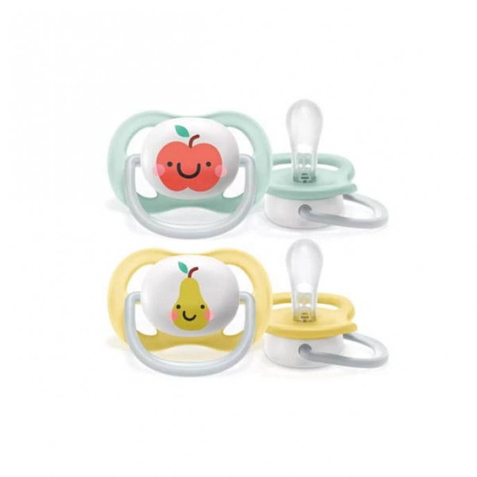 Avent Soothers Ultra 0/6m Fruits