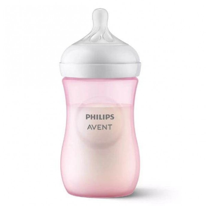 Avent Bottle Natural Response 260ml Pink