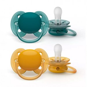 Avent Soothers Ultra 6/18m Teal Yellow Avent Soothers Ultra 6/18m Teal Yellow