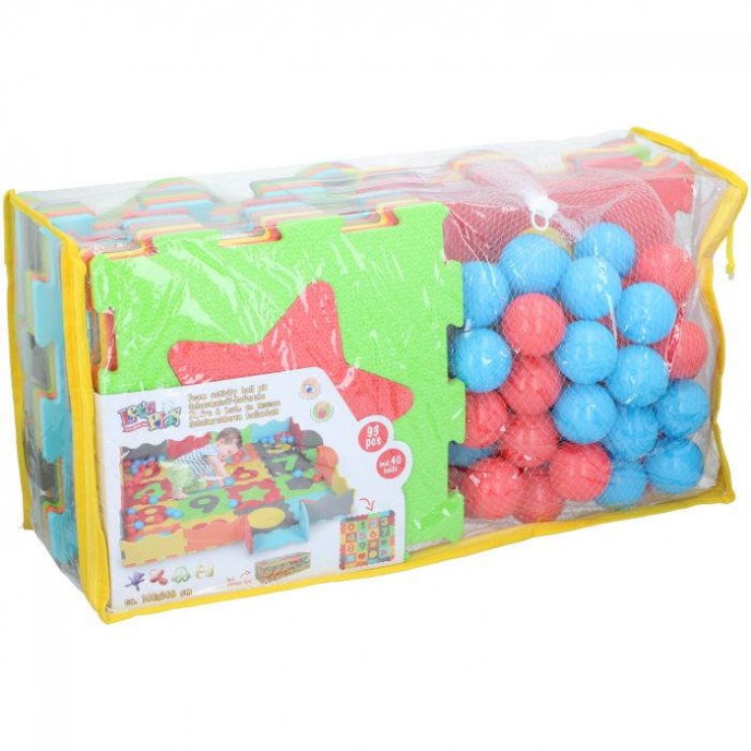 Puzzle Mat and Ball Pit