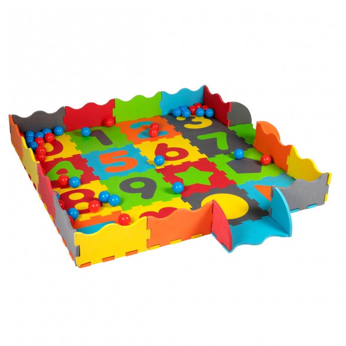 Puzzle Mat and Ball Pit