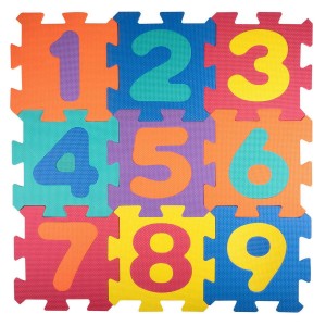 Puzzle Mat Numbers 9pc Puzzle Mat Numbers 9pc