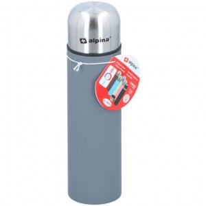 Alpina Flask 500ml Rubberised Coloured Alpina Flask 500ml Rubberised Coloured
