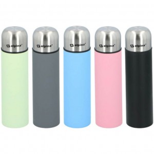 Alpina Flask 500ml Rubberised Coloured Alpina Flask 500ml Rubberised Coloured