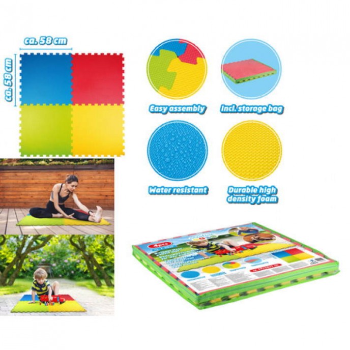 Puzzle Mats Large 4pc 58cm Puzzle Mats Large 4pc 58cm