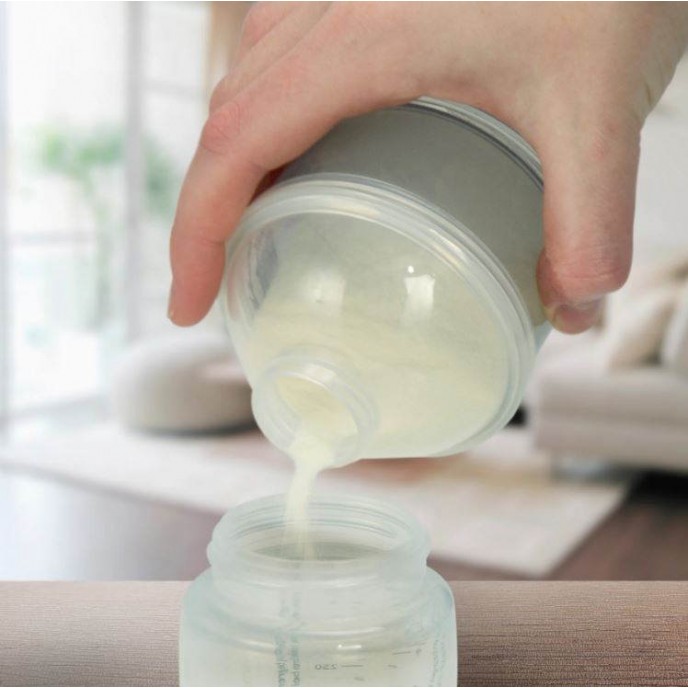 Alecto Milk Powder Dispenser White Grey Alecto Milk Powder Dispenser White Grey