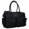 Kidzroom Diaper Bag Oslo Vision of Love Black Leather Kidzroom Diaper Bag Oslo Vision of Love Black Leather