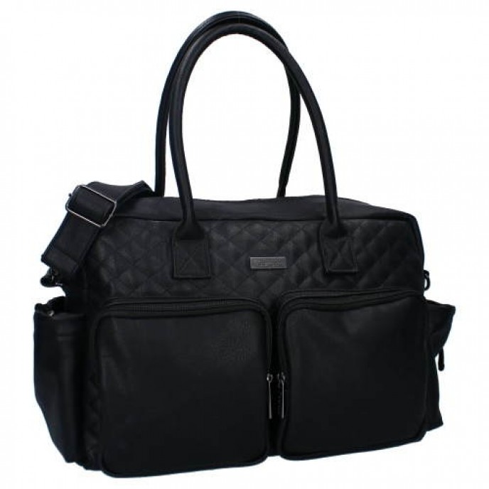 Kidzroom Diaper Bag Oslo Vision of Love Black Leather