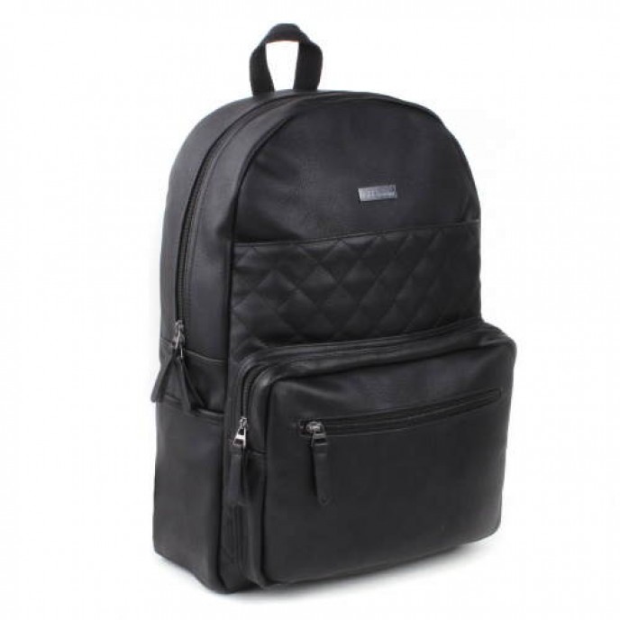 Kidzroom Diaper Backpack Popular Black Leather