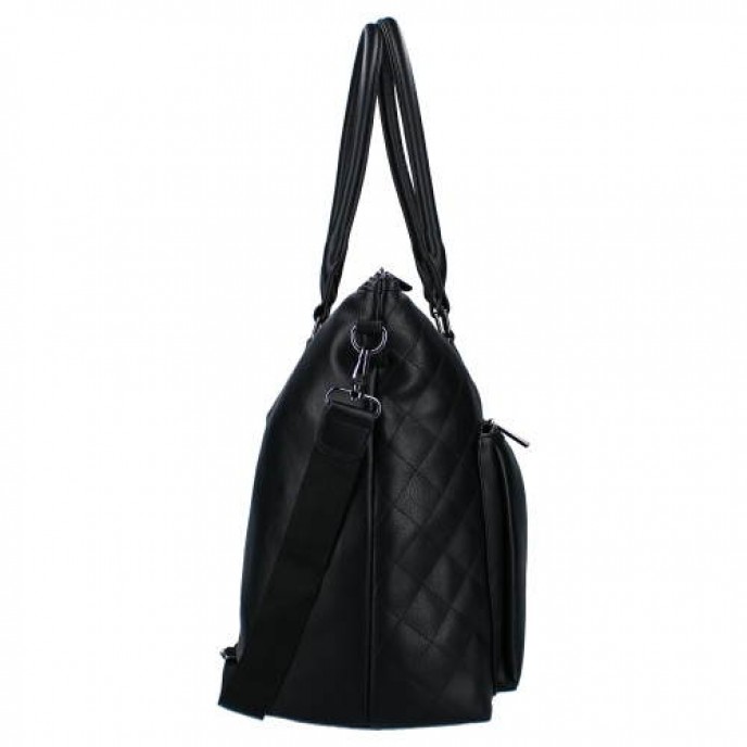 Kidzroom Diaper Bag Naples Dreams Black Leather