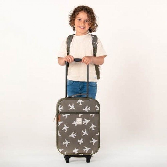 Kidzroom Suitcase Sevilla Army Green