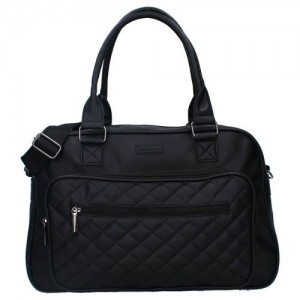 Kidzroom Diaper Bag Venice Dreams Black Leather Kidzroom Diaper Bag Venice Dreams Black Leather