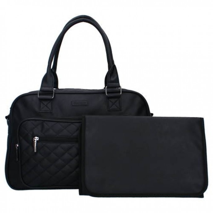 Kidzroom Diaper Bag Venice Dreams Black Leather