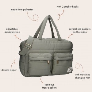 Kidzroom Diaper bag  Care Vienna Gracious Olive Kidzroom Diaper bag  Care Vienna Gracious Olive