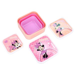 Kidzroom Snack Box 3pc Minnie Mouse Fresh Bites Kidzroom Snack Box 3pc Minnie Mouse Fresh Bites