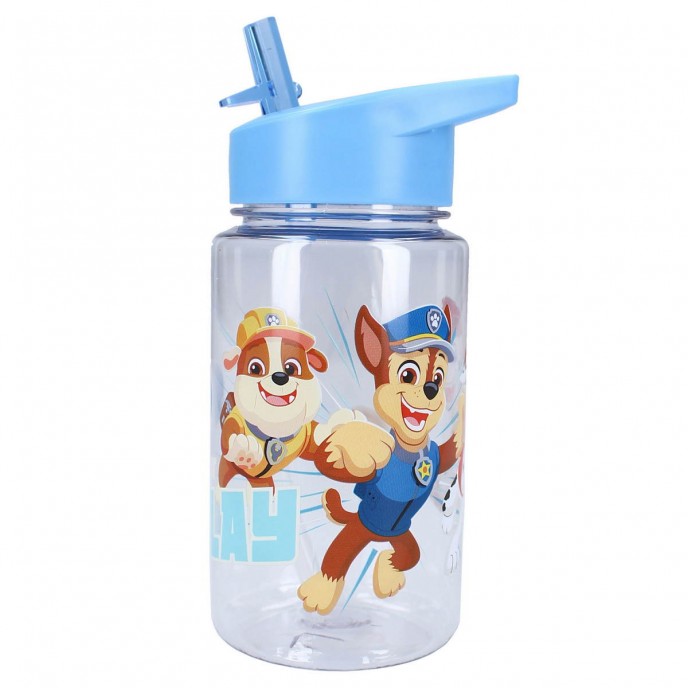 Kidzroom Drinking Bottle Straw 450ml Paw Patrol Drink Up Kidzroom Drinking Bottle Straw 450ml Paw Patrol Drink Up