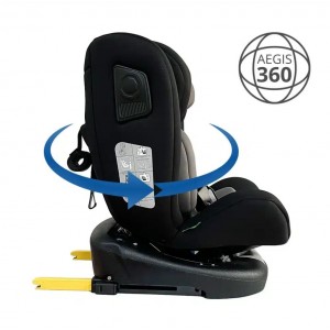Luvion Carseat I-Size ISOfix 360 Aegis Shadow Black Grey (40-150cm)