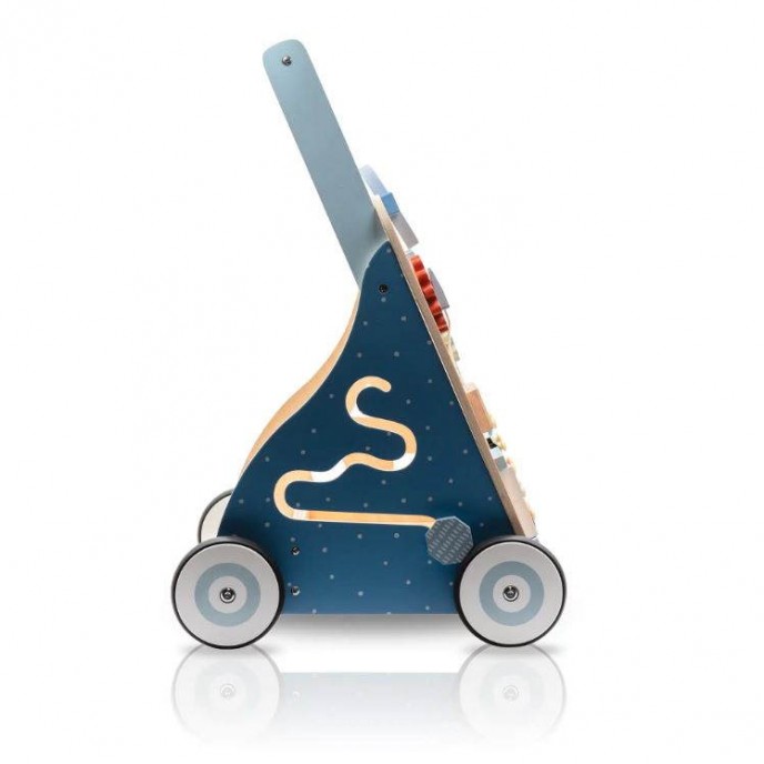 Luvion Activity Walker Wooden Blue