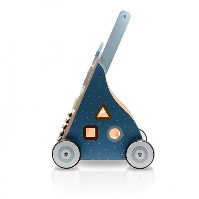 Luvion Activity Walker Wooden Blue