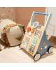 Luvion Activity Walker Wooden Blue