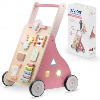 Luvion Activity Walker Wooden Pink