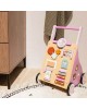 Luvion Activity Walker Wooden Pink Luvion Activity Walker Wooden Pink