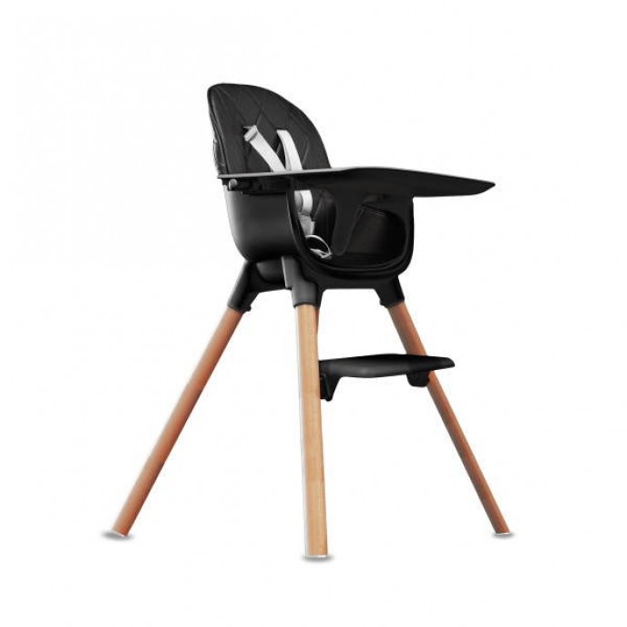 Luvion Highchair Grey and Black Luvion Highchair Grey and Black