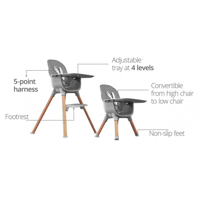 Luvion Highchair Grey Luvion Highchair Grey