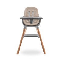 Luvion Highchair Grey and Beige