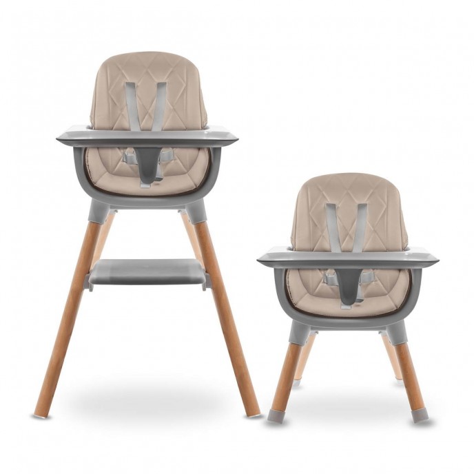 Luvion Highchair Grey and Beige Luvion Highchair Grey and Beige