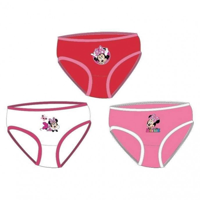 Character Panties 2/3yrs Minnie Red