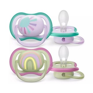 Avent Soothers Ultra 0/6m Sunshine Rainbow Avent Soothers Ultra 0/6m Sunshine Rainbow