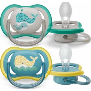 Avent Soothers Ultra 18m Blue Whale Avent Soothers Ultra 18m Blue Whale