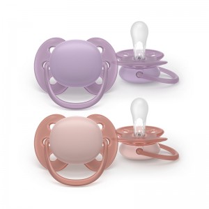 Avent Soothers Ultra 6/18m Purple Rose Avent Soothers Ultra 6/18m Purple Rose