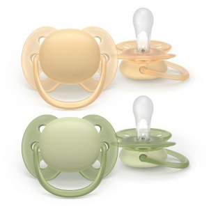 Avent Soothers Ultra 6/18m Nude Green Avent Soothers Ultra 6/18m Nude Green