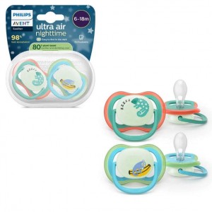 Avent Soothers Ultra 6/18m Lizard Monkey