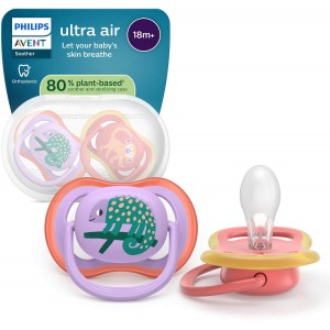 Avent Soothers Ultra 18m Lizard Monkey