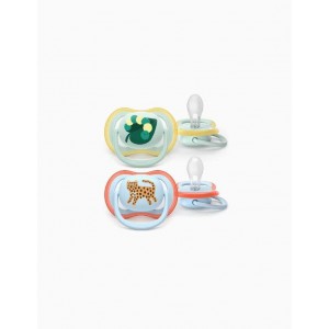 Avent Soothers Ultra 0/6m Caterpillar Tiger Avent Soothers Ultra 0/6m Caterpillar Tiger