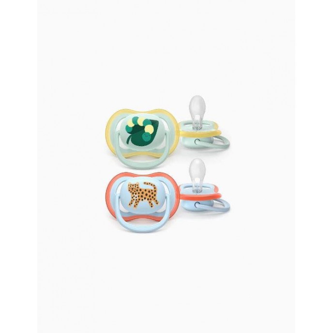 Avent Soothers Ultra 0/6m Caterpillar Tiger Avent Soothers Ultra 0/6m Caterpillar Tiger