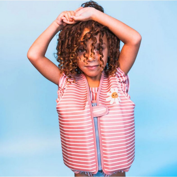 Swim Essentials Vest 11-15kg Pink Daisy Stripes Swim Essentials Vest 11-15kg Pink Daisy Stripes