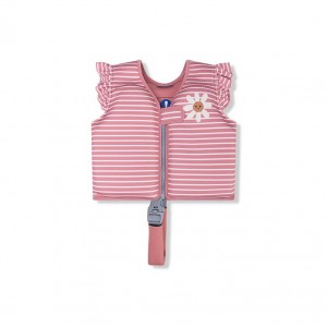 Swim Essentials Vest 11-15kg Pink Daisy Stripes