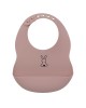 Nattou Silicon Bib Antique Pink